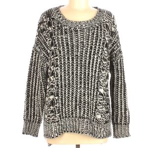 Chloe K. Chunky Oversized Cable Knit Box Sweater